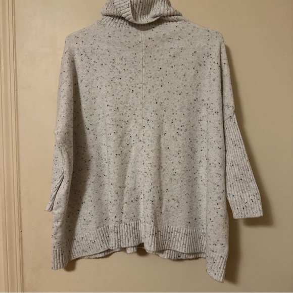 Loft Boat Neck Sweater White Flecks  Cream With Colorful Flecks - Picture 3 of 12